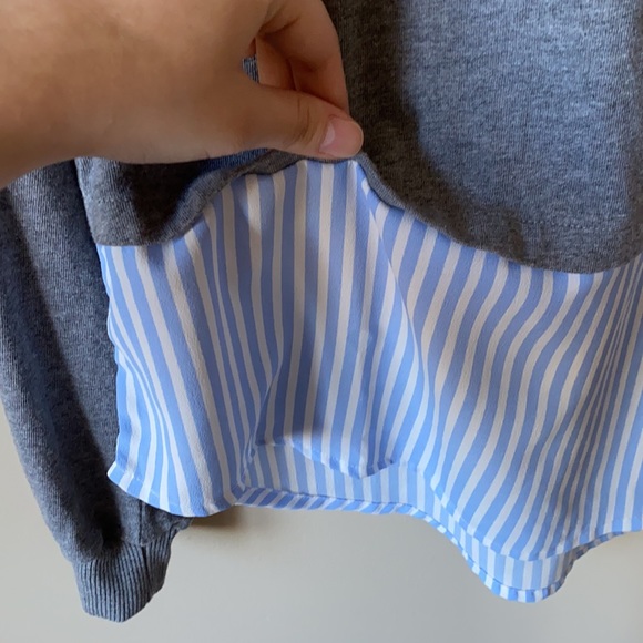 Tommy Hilfiger- Grey Sweater Dress Shirt - Picture 4 of 4